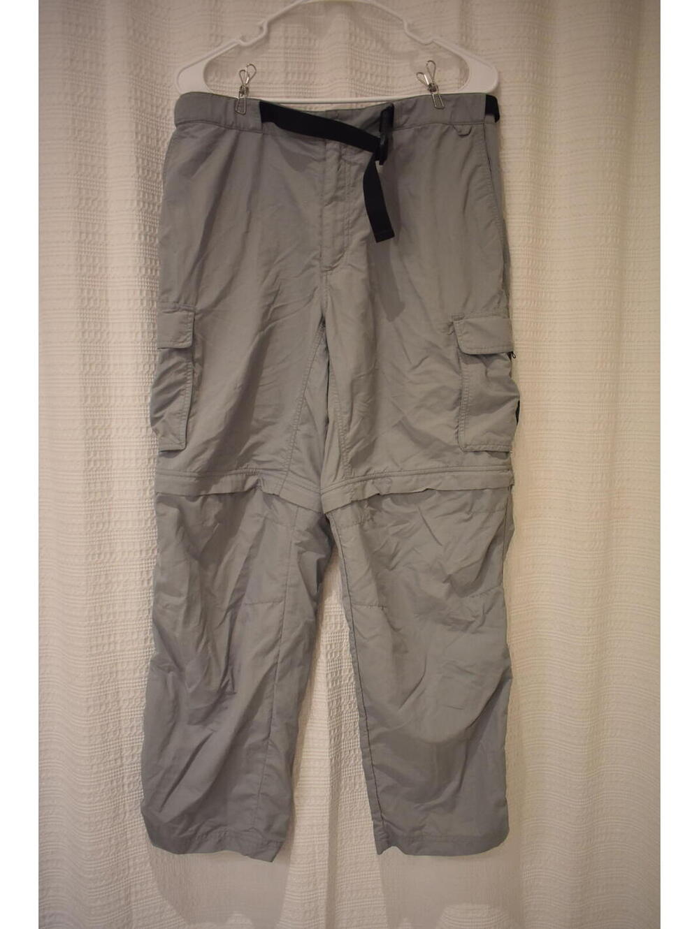 Eastern Mountain Sports Convertible Nylon Cargo Pants Gray Size 36x30